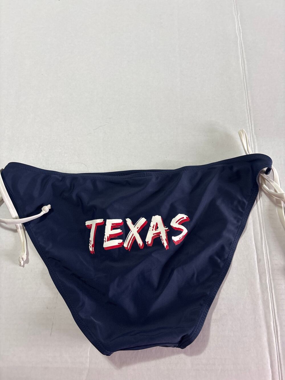 Creative Apparel Concepts Navy Texas Side-Tie Bikini Bottom